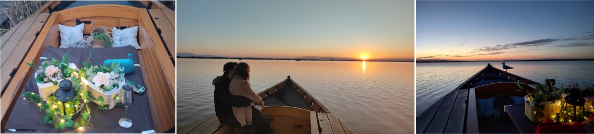 Albufera Sunset Love | Paseo en barca romántico, puesta de sol con cena y cava