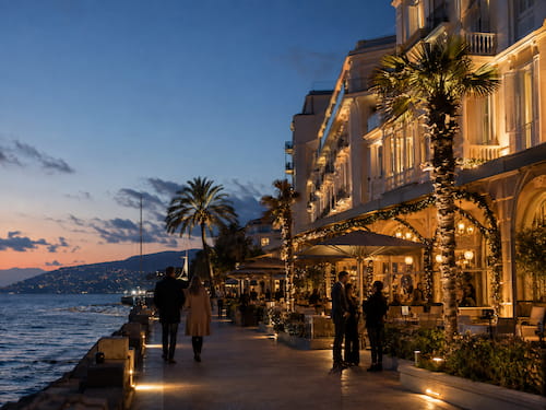 Ambiente único de Nochevieja en la costa