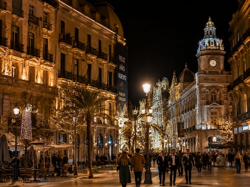 Espléndida Nochevieja en la ciuda