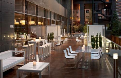 La terraza del hotel Primus