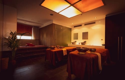 Cabina doble para masaje sensorial en pareja