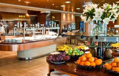 El buffet libre del hotel Diamante Beach Calpe