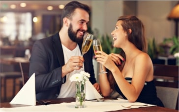 Cena romántica en Villa Gadea