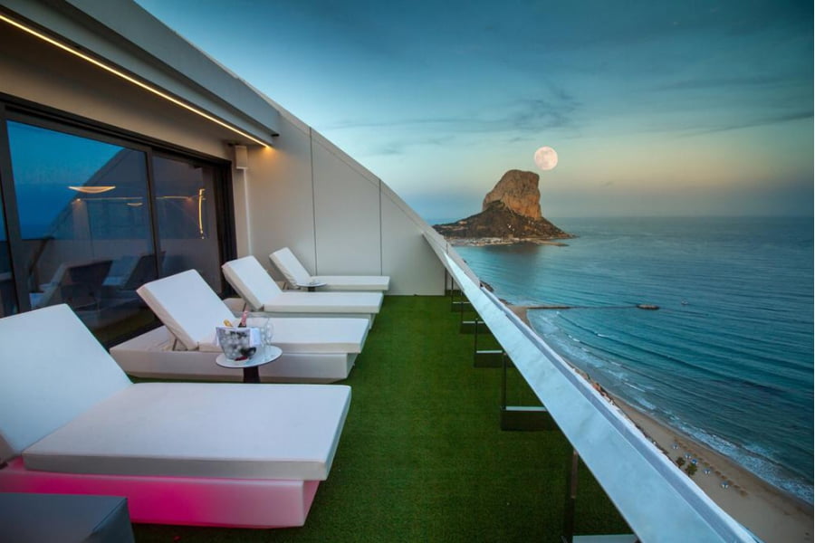 Sky Bar con vistas en Calpe