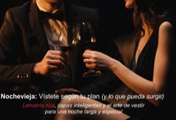 En Nochevieja: Vístete según tu plan